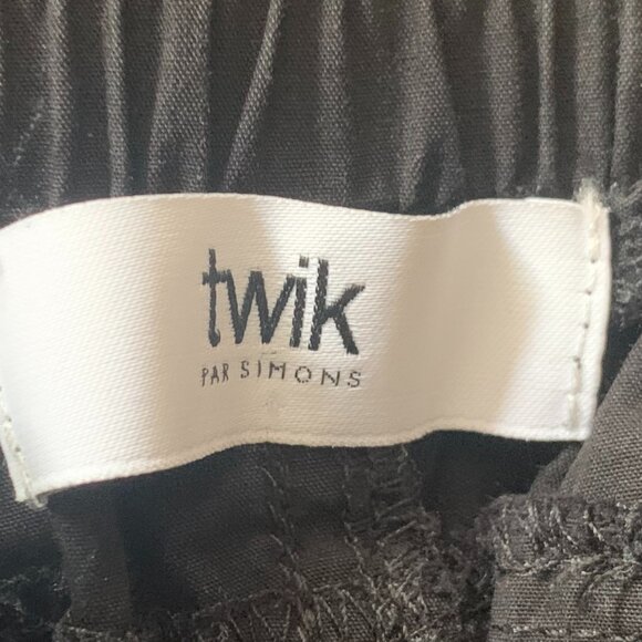 Cotton wide-leg cargo pants - Picture 5 of 5